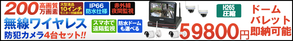 220万画素ワイヤレスカメラ