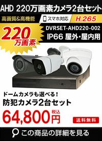 adh220万画素2台カメラセット