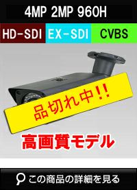 HD-SDI・EX-SDI・防犯カメラ・レコーダー | 防犯カメラ・監視カメラ