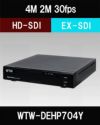 400万画素対応EX-SDI/HD-SDI 4ch対応 デジタルビデオレコーダー(DVR)　WTW-DEHP704Y 