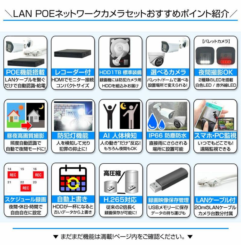 防犯カメラ5台　まとめ割引 防犯灯カメラ みてるちゃん5Plus(プラス) 【キャンペーン！】2台