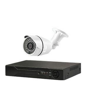 防犯カメラ 屋外 録画機能付き 家庭用　 AHD 400万画素 同軸ケーブル 屋外 屋内 1TB H.265 1台セット　広角レンズ　常時録画　動体検知録画　防犯カメラセット　DVRSET-AHD405CH-001 