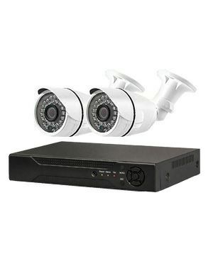 防犯カメラ 屋外 録画機能付き 家庭用 AHD 400万画素 同軸ケーブル