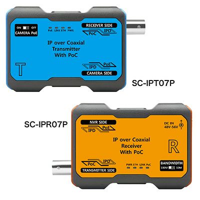 同軸LANコンバーター SC-IPC07P | 防犯カメラ・監視カメラ専門通販店