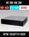 4K800万画素対応EX-SDI/HD-SDI 16ch RAID対応 デジタルビデオレコーダー(DVR) WTW-DEAP7016ER 