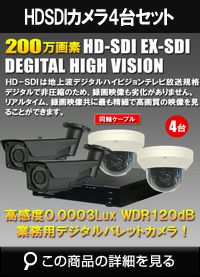 HD-SDI 200万画素1台カメラセット