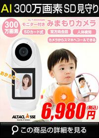 見守りカメラ モニター付き ペットカメラ